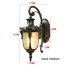 GobekUsa Country Outdoor Wall Lantern for Restaurant Balcony Villa Door Waterproof Lights