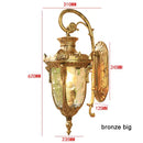 GobekUsa Country Outdoor Wall Lantern for Restaurant Balcony Villa Door Waterproof Lights