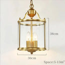 GobekUsa Bronze Glass Chandelier Pendant Lights for Country Home Decor