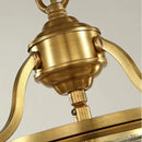 GobekUsa Bronze Glass Chandelier Pendant Lights for Country Home Decor