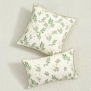 Country floral embroidered cushion cover living room dragonfly pillow by Decorbites