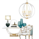GobekUsa Country Industrial Ball Chandelier for Home Decor, Bedroom, Living & Dining Room