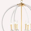 GobekUsa Country Industrial Ball Chandelier for Home Decor, Bedroom, Living & Dining Room