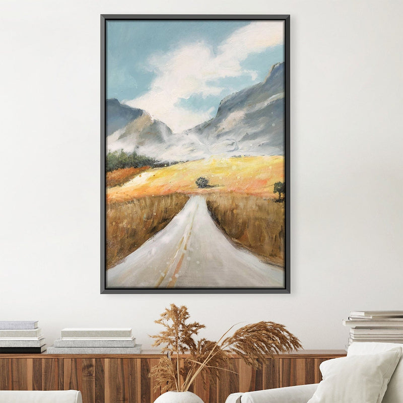 Country Road Oil Painting