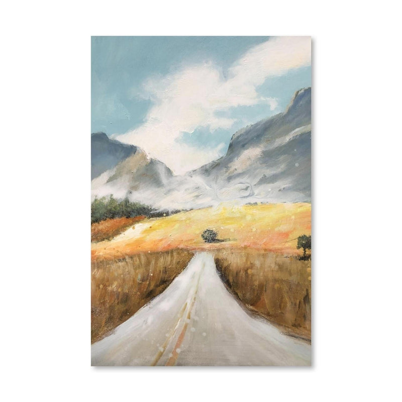 Country Road Oil Painting