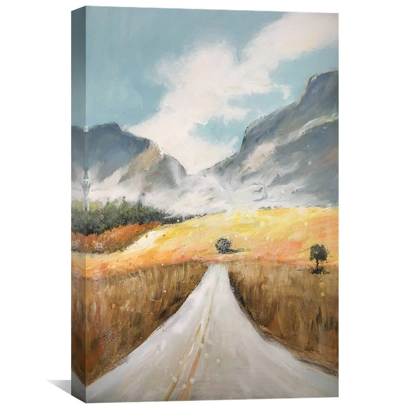 Country Road Oil Painting