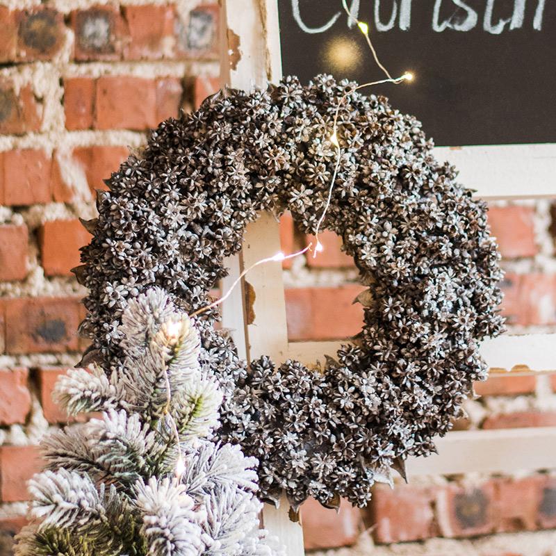 Country Small Silk Wreath in Various Design