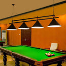 GobekUsa Country Style Billiard Chandelier - Metal Shade Bar Island Lighting Fixture