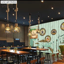 GobekUsa Country Style Dome Cage Restaurant Ceiling Hanging Light