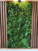 Country Fern Artificial Vertical Garden Green Wall Panel 40×40in 11 SQ FT – UV Resistant – Commercial Grade by Designer Plants USA