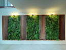 Country Fern Artificial Vertical Garden Green Wall Panel 40×40in 11 SQ FT – UV Resistant – Commercial Grade by Designer Plants USA