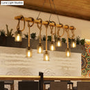 GobekUsa Countryside Mesh Pendant Lamp with Rope Cord