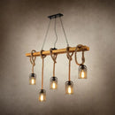 GobekUsa Countryside Mesh Pendant Lamp with Rope Cord