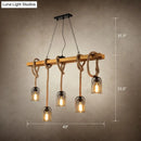 GobekUsa Countryside Mesh Pendant Lamp with Rope Cord
