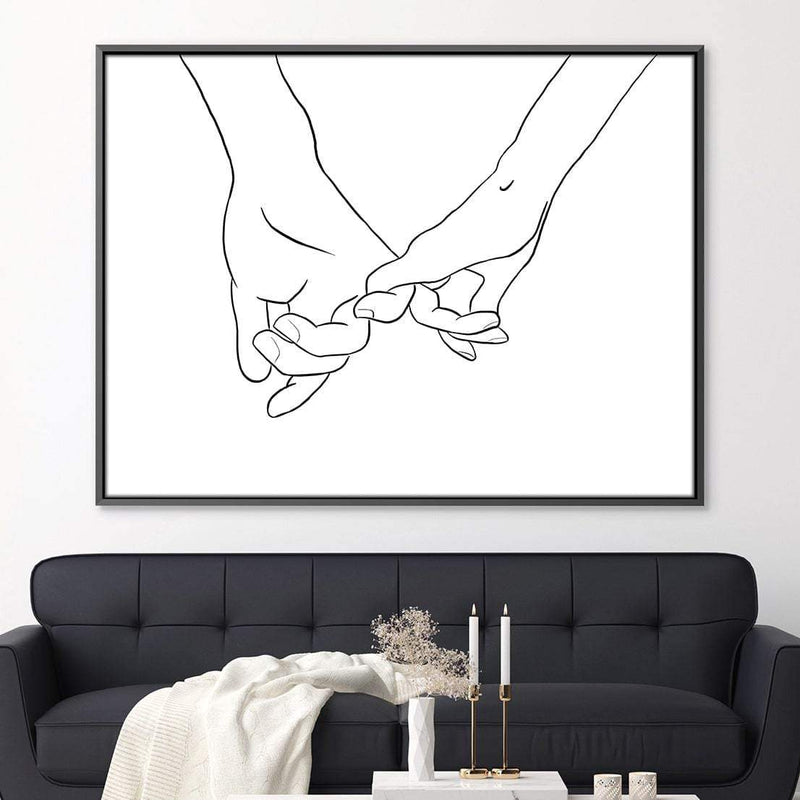 Couple Hands Canvas