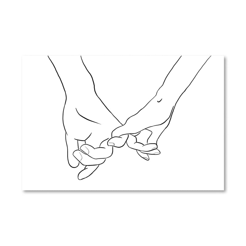 Couple Hands Canvas