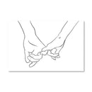 Couple Hands Canvas