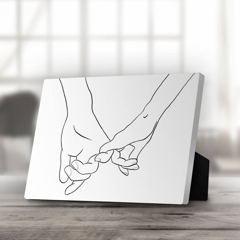 Couple Hands Desktop Canvas