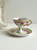 GobekUsa Court Style Latte & Cappuccino Cup Set with Saucer, Tea Cup Set