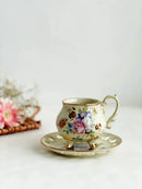 GobekUsa Court Style Latte & Cappuccino Cup Set with Saucer, Tea Cup Set