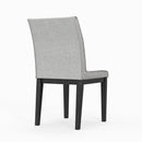 Cove Upholstered Side Chairs, Gray & Black