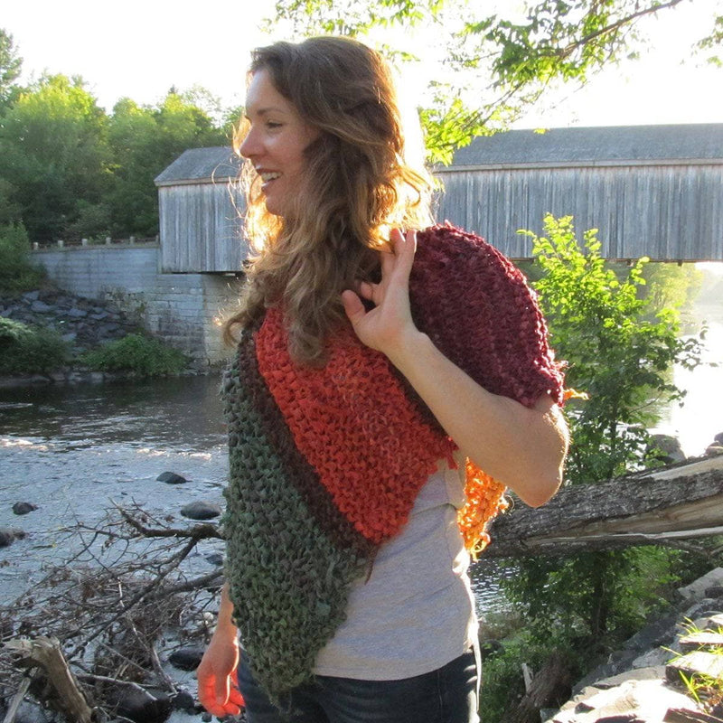 Covered Bridge Poncho Pattern