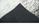 Hand-Stitched Gray and Silver Striped Cowhide Leather Rug - Modern by The Rug Decor