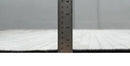 Custom Made Cowhide Leather Striped Gray and Silver Leather Rug, Modern Rug
