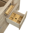 James Martin Breckenridge 60" Double Bathroom Vanity, Whitewashed Oak
