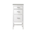 James Martin Addison 15" Base Cabinet, Glossy White