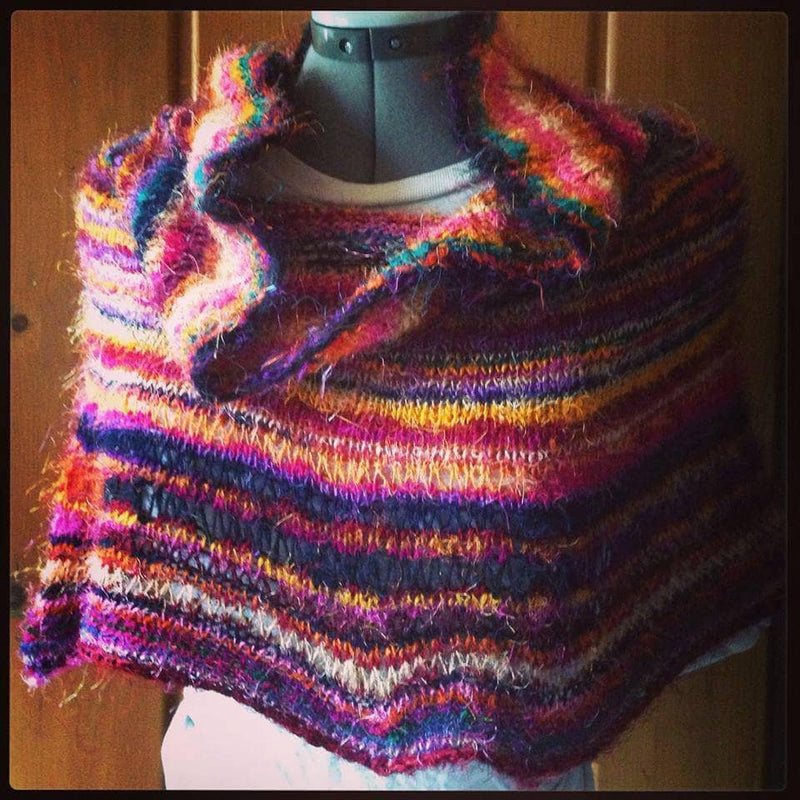 Cowl Neck Poncho Pattern