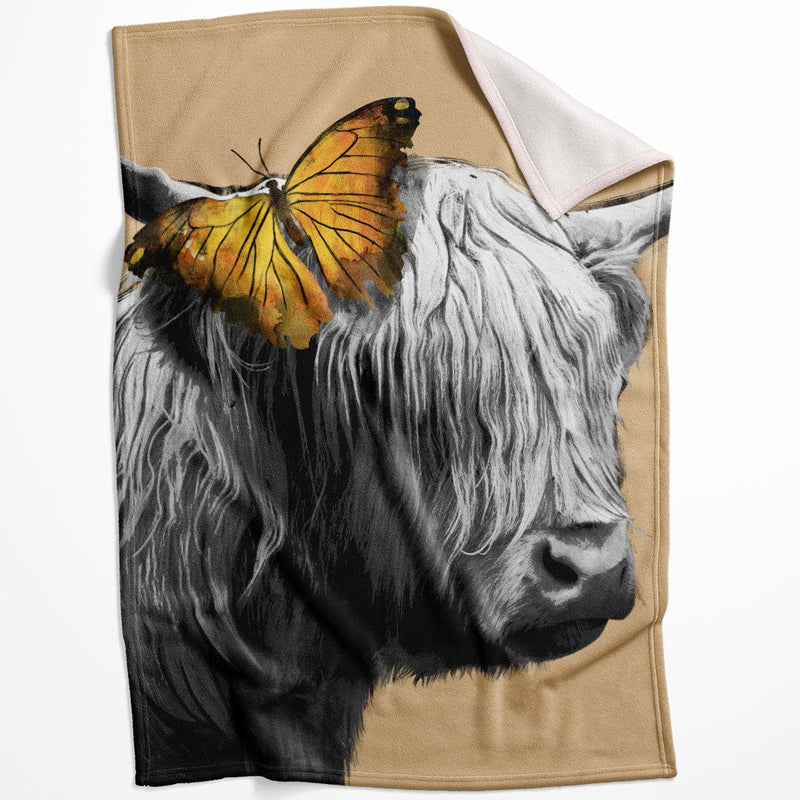 Cows and Butterfly Blanket