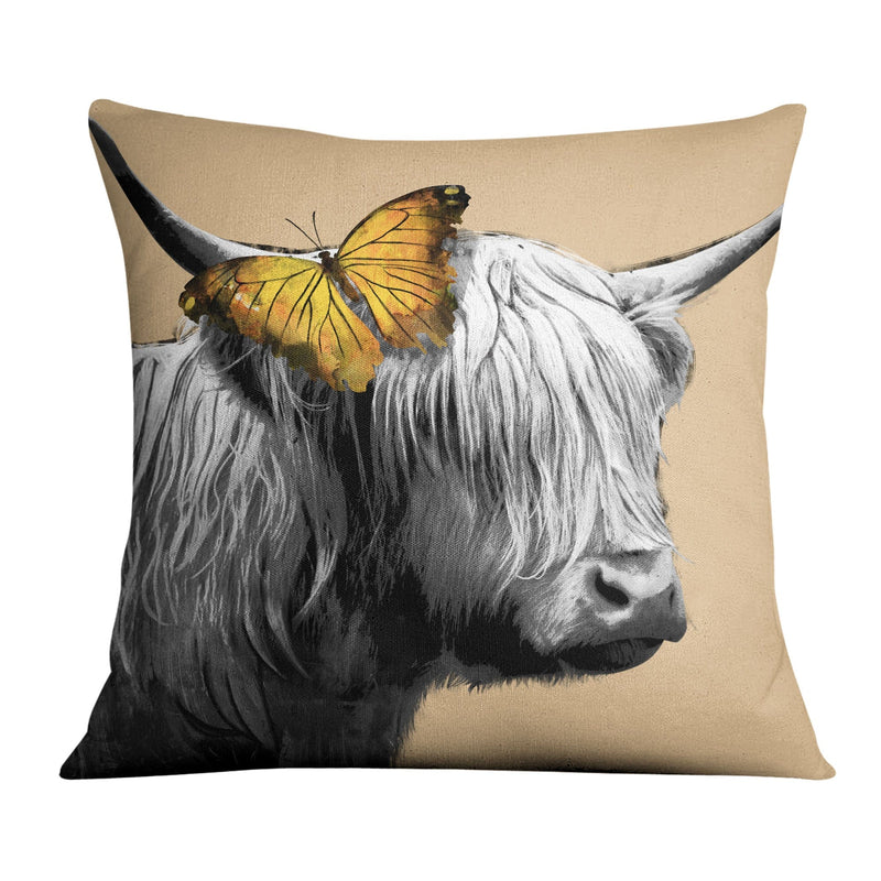 Cows and Butterfly Cushion