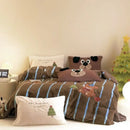 GobekUsa Cozy Autumn Winter King Size Duvet Set with Velvet Blanket Cover