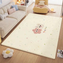 GobekUsa Cartoon Ball Print Cozy Carpet: Anti-Slip, Stain-Resistant Bedside Rug