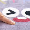 GobekUsa Cartoon Ball Print Cozy Carpet: Anti-Slip, Stain-Resistant Bedside Rug