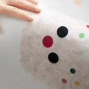 GobekUsa Cartoon Ball Print Cozy Carpet: Anti-Slip, Stain-Resistant Bedside Rug