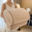 GobekUsa Cozy Carved Velvet Blanket | Warm, Soft & Breathable | Autumn Winter Sofa Bed Throw