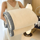 GobekUsa Cozy Carved Velvet Blanket | Warm, Soft & Breathable | Autumn Winter Sofa Bed Throw