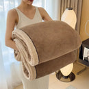 GobekUsa Cozy Carved Velvet Blanket | Warm, Soft & Breathable | Autumn Winter Sofa Bed Throw