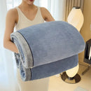 GobekUsa Cozy Carved Velvet Blanket | Warm, Soft & Breathable | Autumn Winter Sofa Bed Throw