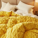 GobekUsa Cozy Cashmere Blanket Duvet Cover - Soft Warm Fleece Quilt Cover for Beds
