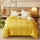 GobekUsa Cozy Cashmere Blanket Duvet Cover - Soft Warm Fleece Quilt Cover for Beds