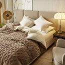 GobekUsa Cozy Cashmere Blanket Duvet Cover - Soft Warm Fleece Quilt Cover for Beds