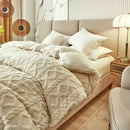 GobekUsa Cozy Cashmere Blanket Duvet Cover - Soft Warm Fleece Quilt Cover for Beds
