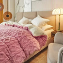 GobekUsa Cozy Cashmere Blanket Duvet Cover - Soft Warm Fleece Quilt Cover for Beds