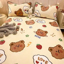 GobekUsa Cozy Checkered Fleece Blanket for All Seasons