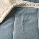 GobekUsa Cozy Coral Fleece Double Blanket for Beds - Super Soft Plush Quilt