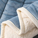 GobekUsa Cozy Coral Fleece Double Blanket for Beds - Super Soft Plush Quilt