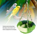 GobekUsa Cozy Coral Fleece Parrot Hammock - Green